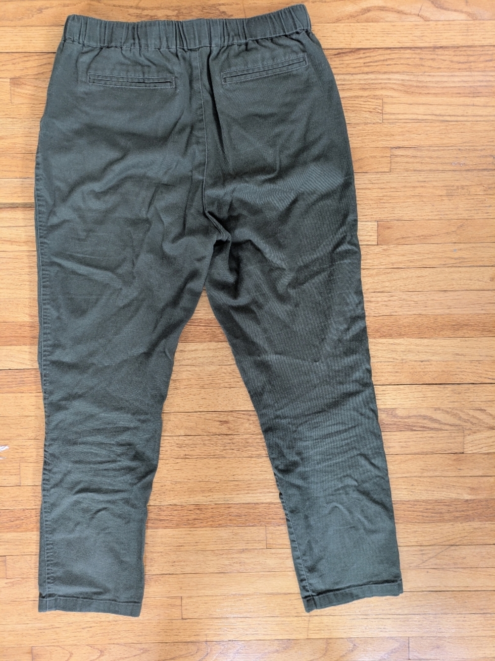 Wildfang Olive Green Drawstring Pants - Picture 2 of 5